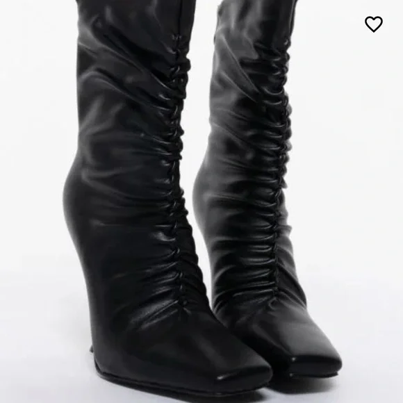 ❌❌SOLD❌❌SOLD❌❌NWB🔥Azalea Wang Crazy In Love Stiletto Booties🔥 - Picture 3 of 9